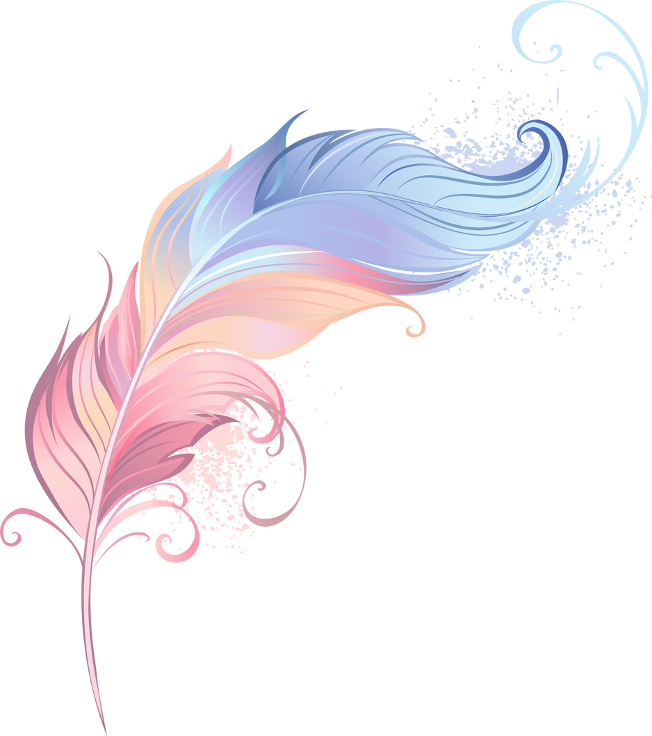 Elegant Powder Feather